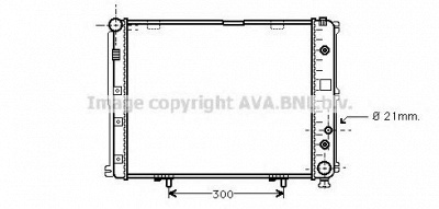 AVA QUALITY COOLING ms2148 -  Радиатор, охлаждение двигателя